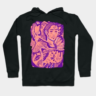 Violet Dahlia Ballerina Hoodie